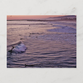 Sunset Surfing Oceanside. Briefkaart