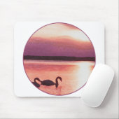 Sunset Swans Muismat (Met muis)