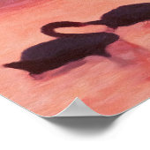 Sunset Swans Poster (Hoek)