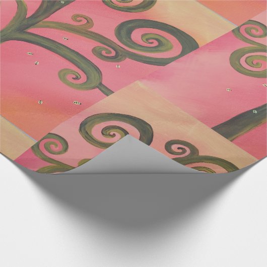 Sunset Swirl Cadeaupapier (Hoek)