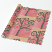 Sunset Swirl Cadeaupapier (Uitgerold)