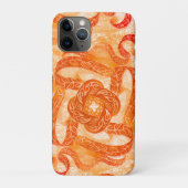 Sunset Swirl Pattern iPhone Case (Achterkant)