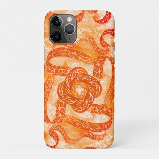 Sunset Swirl Pattern iPhone Case (Achterkant)