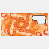 Sunset Swirl Pattern Phone Case Samsung Galaxy Hoesje (Achterkant horizontaal)