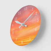 Sunset Swirl Ronde Klok (Hoek)