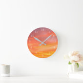 Sunset Swirl Ronde Klok (Huis)