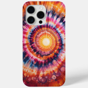 Sunset Swirl, Stropdas-Dye iPhone 15 Pro Max Hoesje