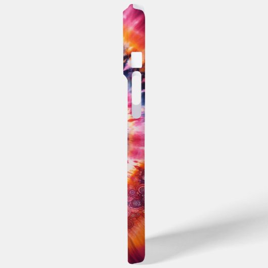 Sunset Swirl, Stropdas-Dye Case-Mate iPhone Case (Achterkant / Links)