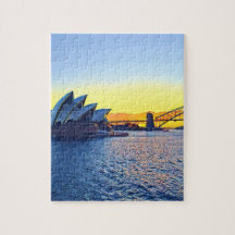 Sunset Sydney Operator House Puzzle