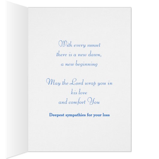 Sunset Sympathcard (Binnen (Rechts))