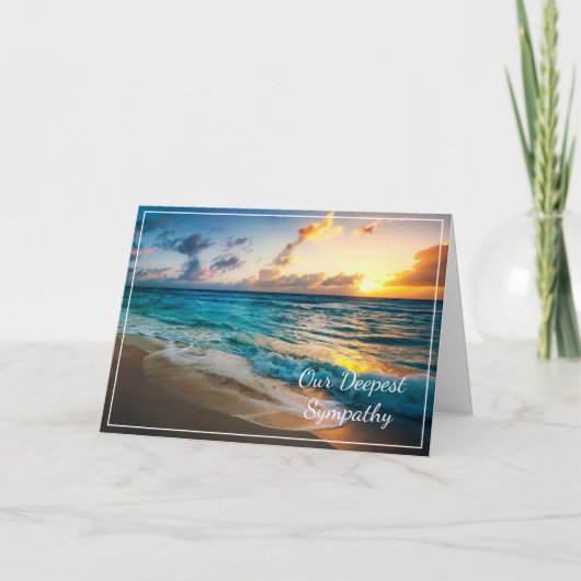 Sunset Sympathcard Kaart (Voorkant)