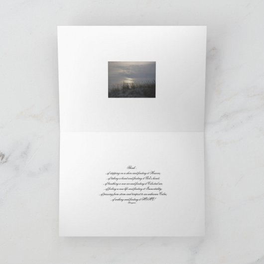 Sunset Sympathcard Kaart (Binnen)