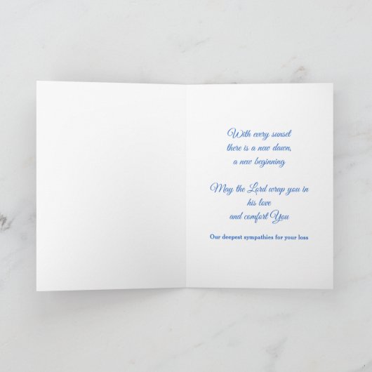 Sunset Sympathcard Kaart (Binnen)