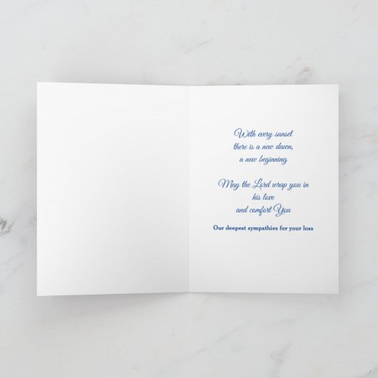 Sunset Sympathcard Kaart (Binnen)