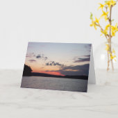 Sunset Sympathcard Kaart (Gele Bloem)
