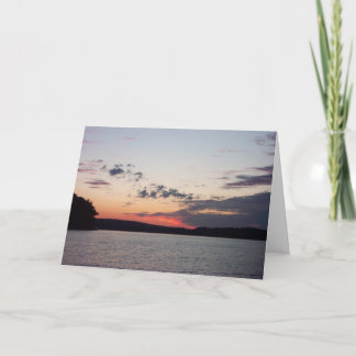 Sunset Sympathcard Kaart