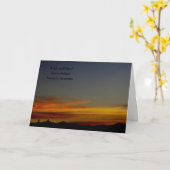 Sunset Sympathy Card Kaart (Gele Bloem)