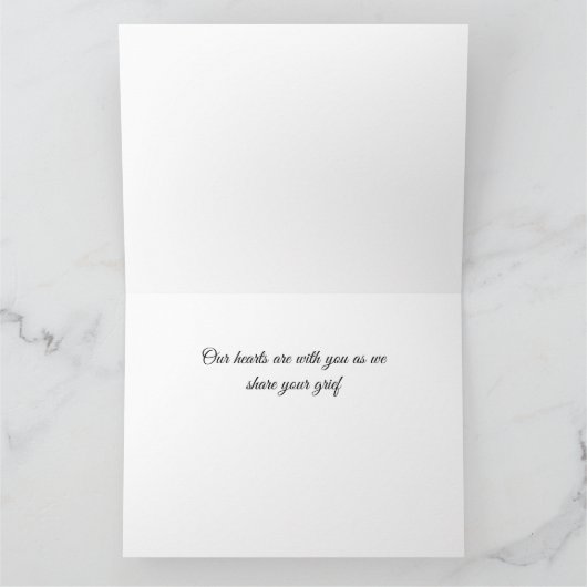 Sunset sympathy card kaart (Binnen)