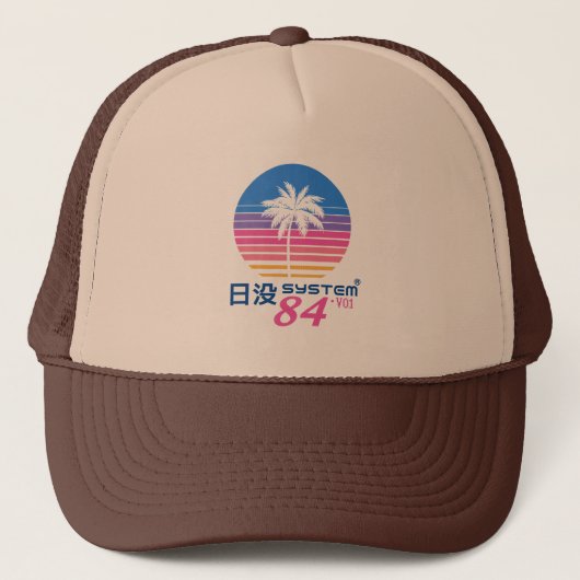 Sunset System 84 V01 Trucker Pet (Voorkant)