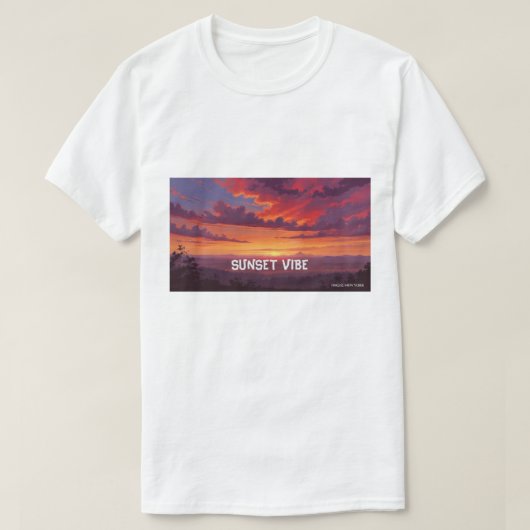 SUNSET T-SHIRT (Design voorkant)