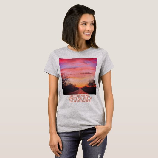 Sunset T-shirt (Voorkant volledig)