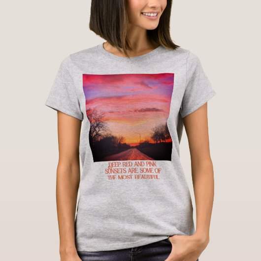 Sunset T-shirt (Voorkant)