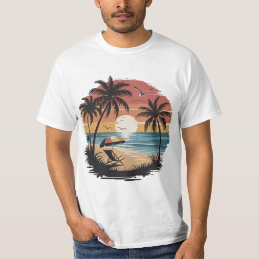 Sunset T-shirt (Voorkant)