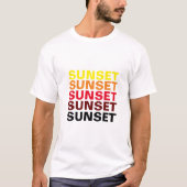 Sunset T-Shirt (Voorkant)