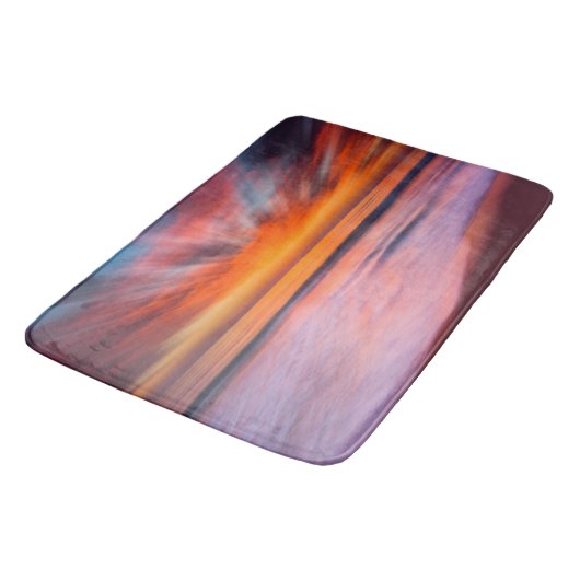 Sunset Tamarack Beach | Carlsbad, CA Badmat (Gekanteld)