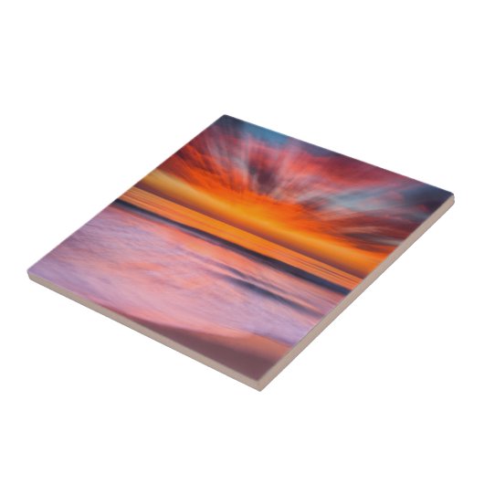 Sunset Tamarack Beach | Carlsbad, CA Tegeltje (Zijkant)