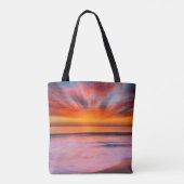 Sunset Tamarack Beach | Carlsbad, CA Tote Bag (Achterkant)
