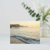 Sunset te Aberystwyth Briefkaart (Staand voorkant)