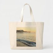 Sunset te Aberystwyth Grote Tote Bag (Voorkant)