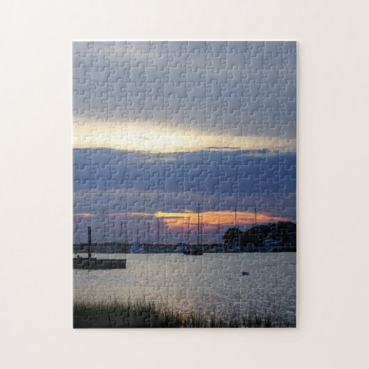 Sunset te Folly Harbour Legpuzzel (Verticaal)