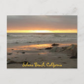 Sunset te Solana Briefkaart (Voorkant)