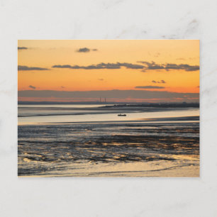 Sunset te Southend Briefkaart