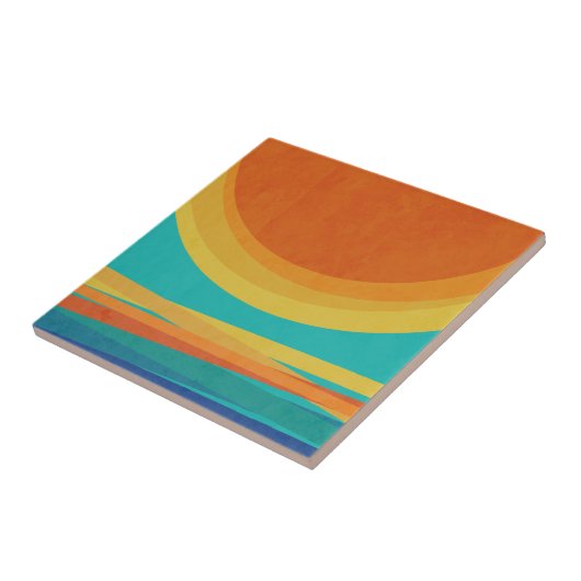 Sunset Tegeltje (Zijkant)