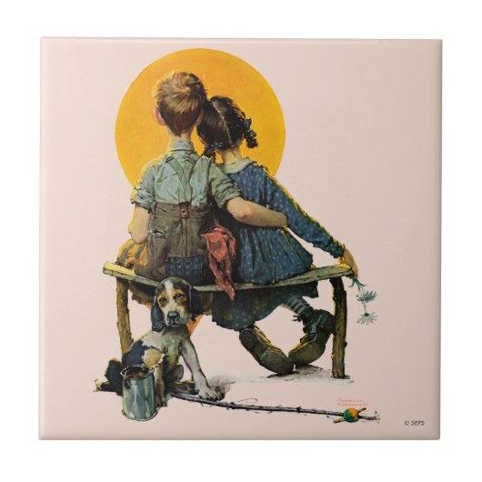 Sunset Tegeltje (Voorkant)