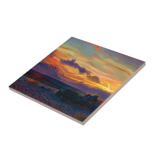 SUNSET TEGELTJE (Zijkant)