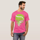 Sunset Tennisbal T-shirt (Voorkant volledig)