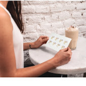 Sunset Tentakels: Kust Waterverf Kunst Briefkaart