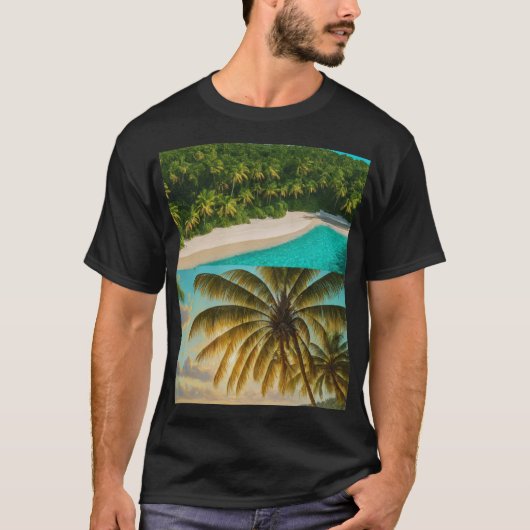 Sunset the Beach T-shirt (Voorkant)