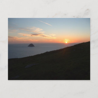 Sunset the Blasket Islands Briefkaart