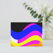 Sunset the sea briefkaart (Staand voorkant)