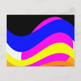 Sunset the sea briefkaart