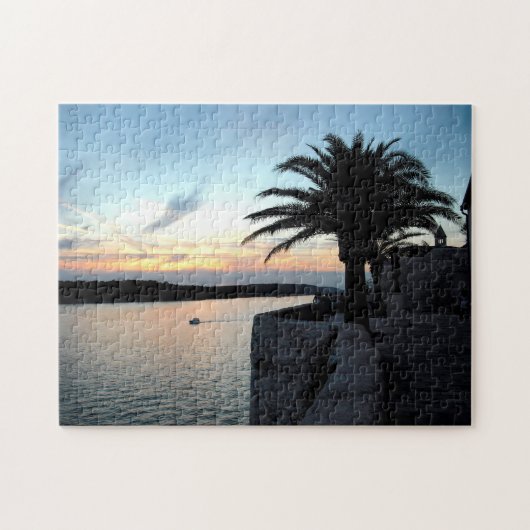Sunset the sea legpuzzel (Horizontaal)