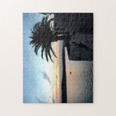 Sunset the sea legpuzzel (Verticaal)