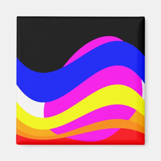 Sunset the sea magneet (Voorkant)