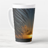 Sunset Through Palm Fronds Tropical Seascape Latte Mok (Linkerhoek)