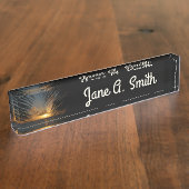 Sunset Through Palm Fronds Tropical Seascape Naambordje (Zijkant)